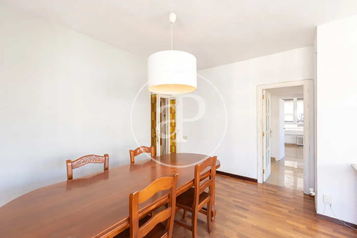 Esszimmer von Wohnung zum Verkauf in Barcelona mit Heizung und Privatgarten