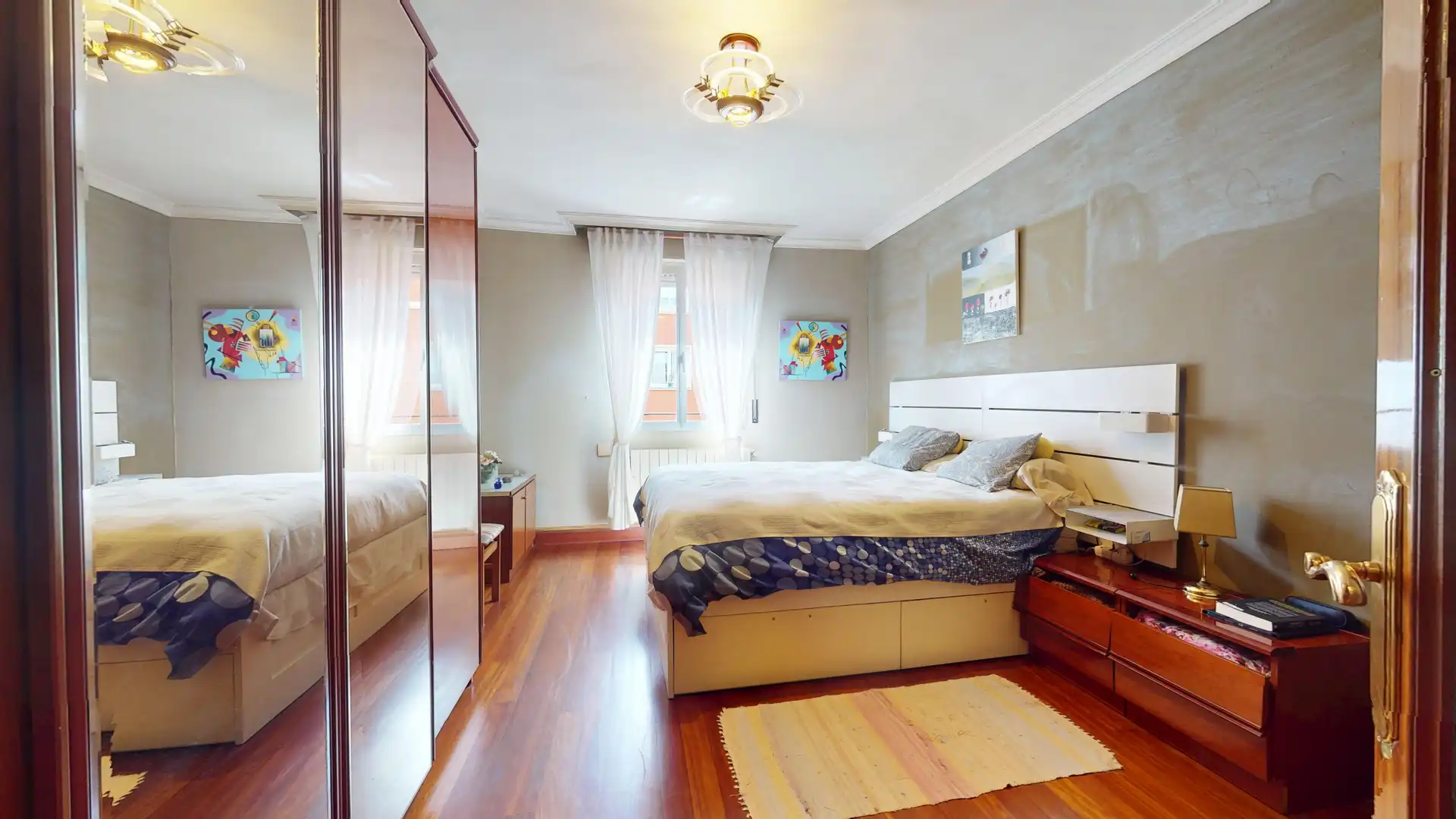 Bedroom of Flat for sale in Bilbao   with Heating