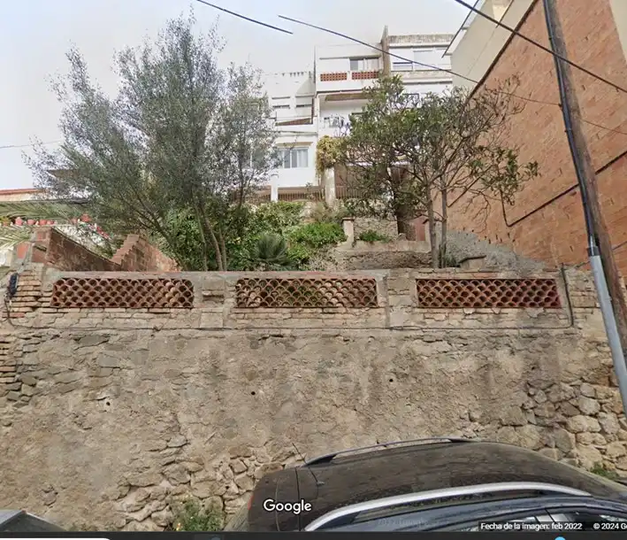 Vista exterior de Casa adosada en venta en Gràcia