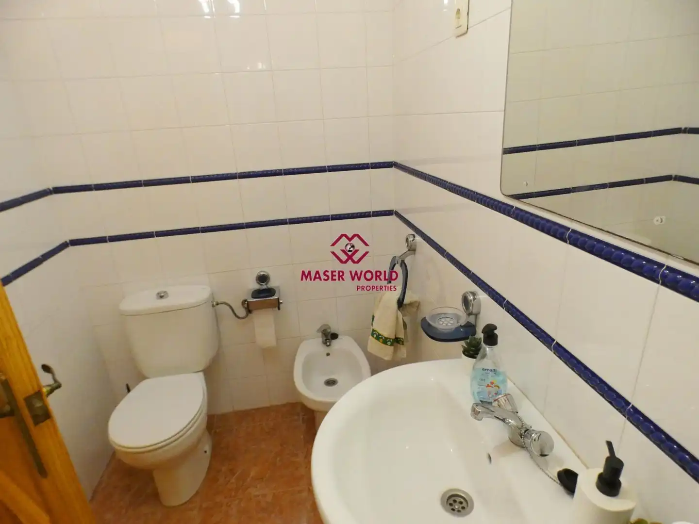 Baño de Apartamento en venta en Mazarrón con Amueblado y Balcón