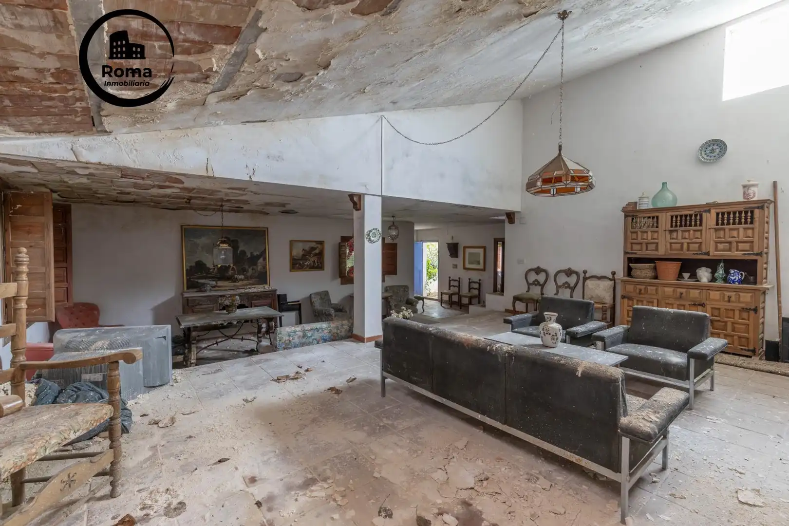 Sala de estar de Casa o chalet en venta en Cájar con Terraza, Piscina y Balcón