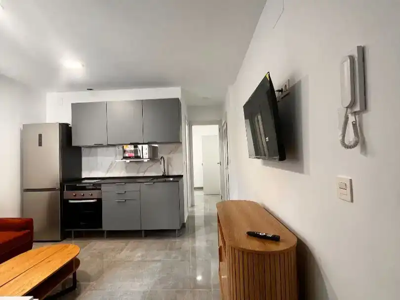 Kitchen of Flat for rent in  Murcia Capital  with Air Conditioner and Balcony