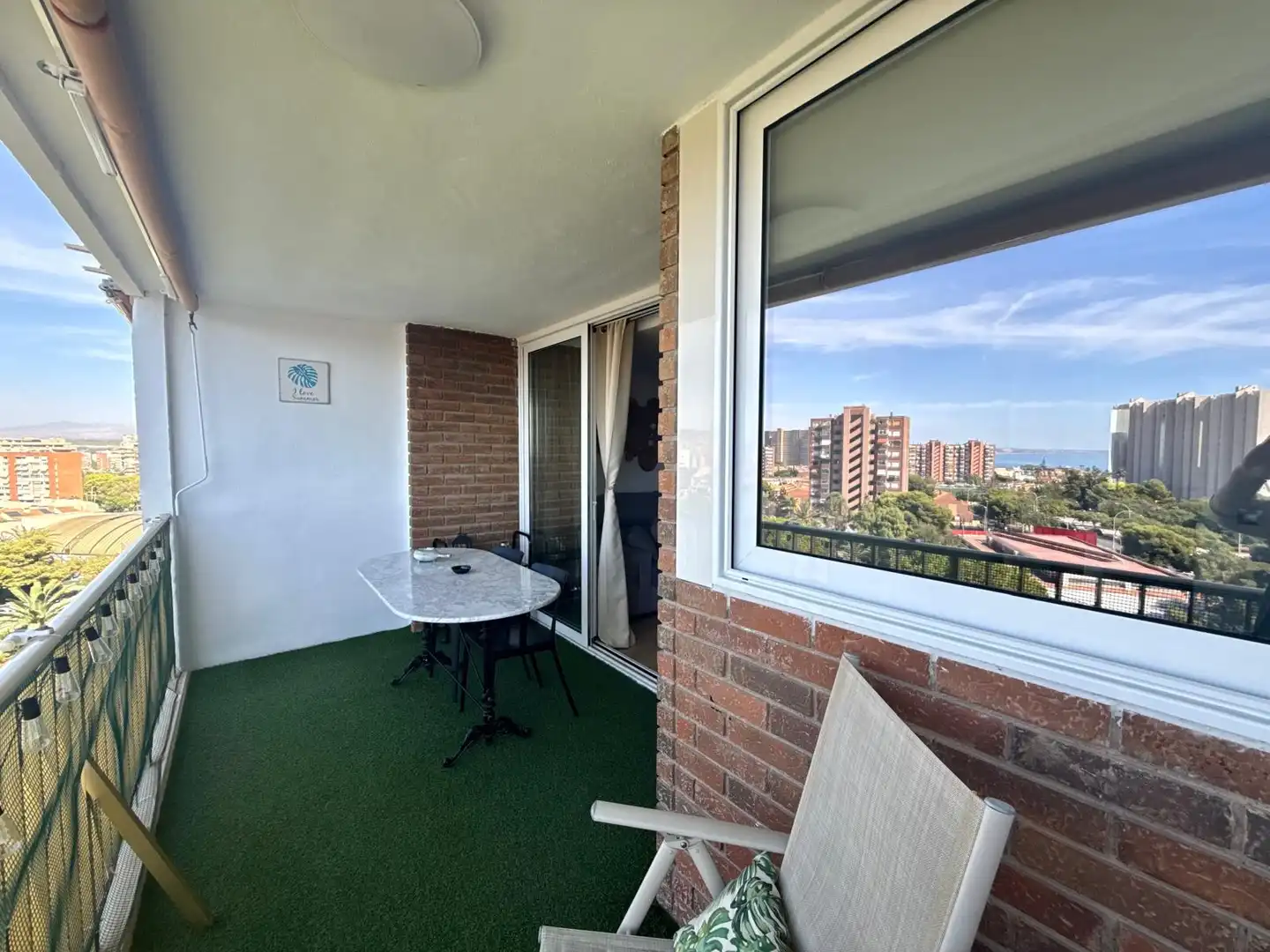 Balcony of Flat for rent in Alicante / Alacant  with Furnished