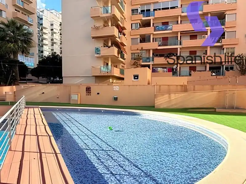 Piscina de Planta baja en venta en Villajoyosa / La Vila Joiosa con Terraza, Trastero y Amueblado