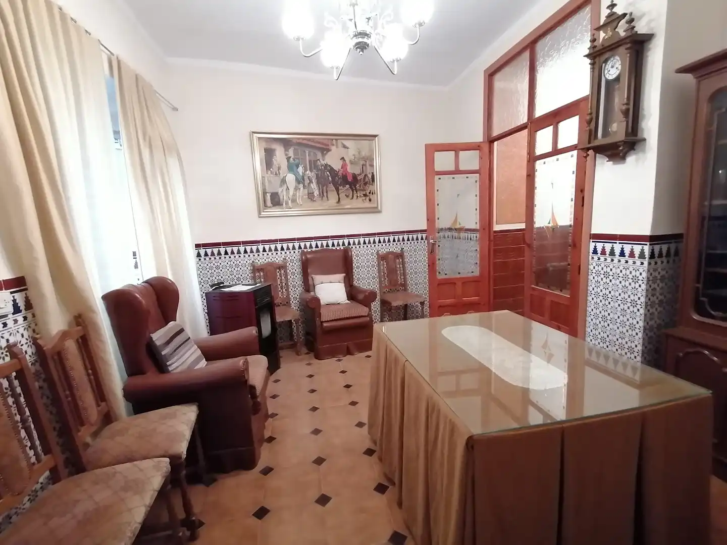 Sala de estar de Casa adosada en venta en Torrecampo con Jardín privado, Terraza y Trastero