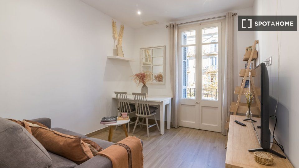 Bedroom of Flat to rent in  Barcelona Capital  with Air Conditioner, Heating and Furnished