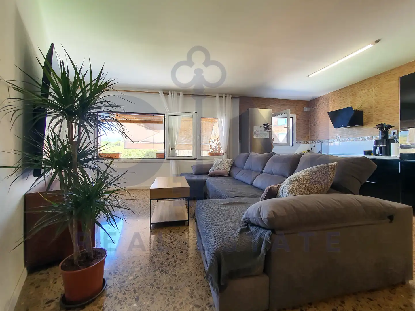 Sala de estar de Piso en venta en Terrassa con Aire acondicionado, Calefacción y Terraza