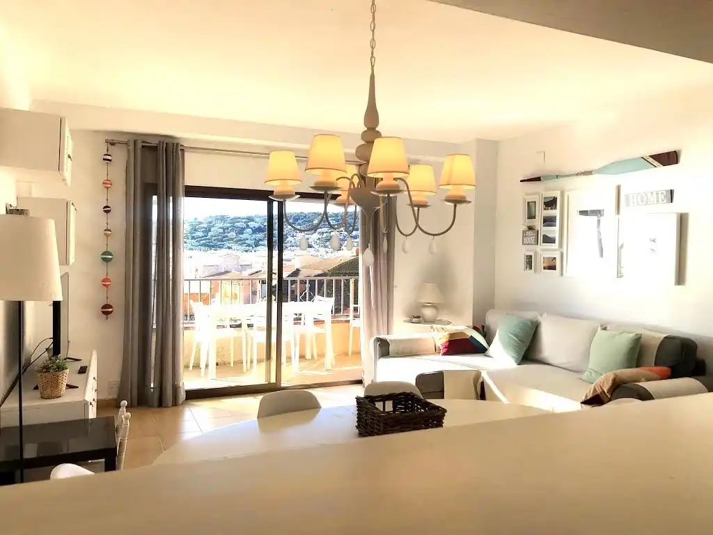 Menjador de Apartament de lloguer en Calonge i Sant Antoni amb Terrassa i Moblat