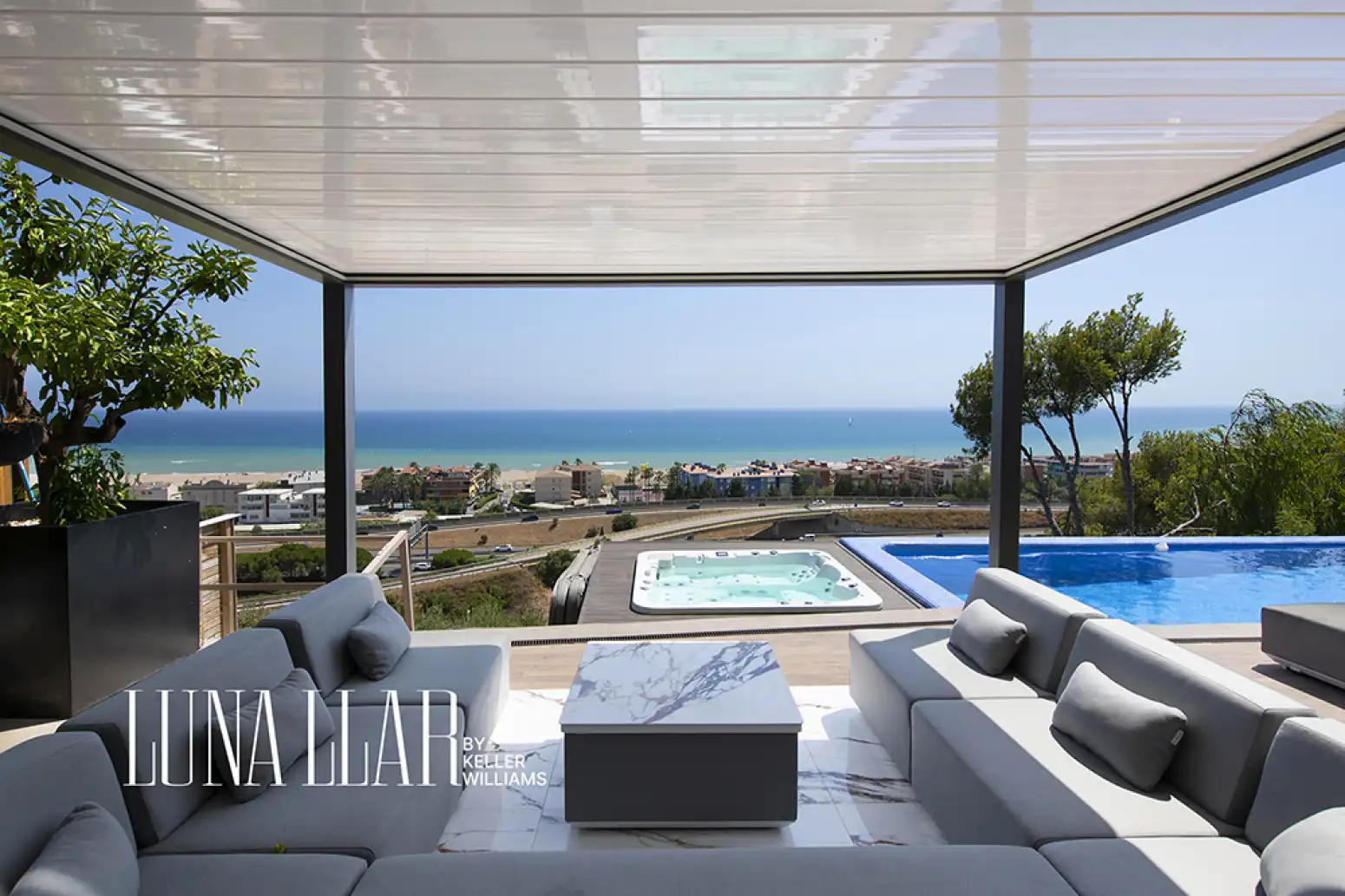 Terrasse von Haus oder Chalet zur Miete in Sitges mit Klimaanlage, Terrasse und Möbliert