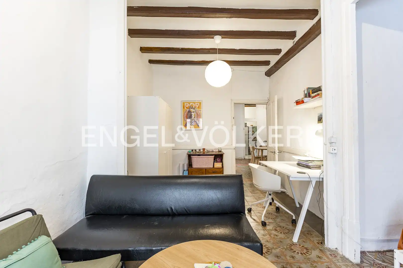 Sala de estar de Piso en venta en Barcelona con Calefacción y Balcón