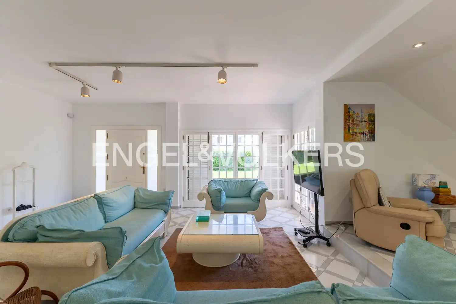 Living room of Houses for rent in Valencia  with Air Conditioner, Heating and Private garden