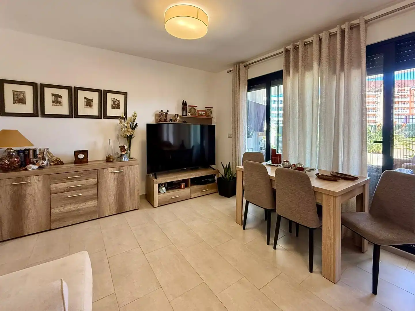 Sala de estar de Apartamento en venta en Dénia con Aire acondicionado, Calefacción y Terraza