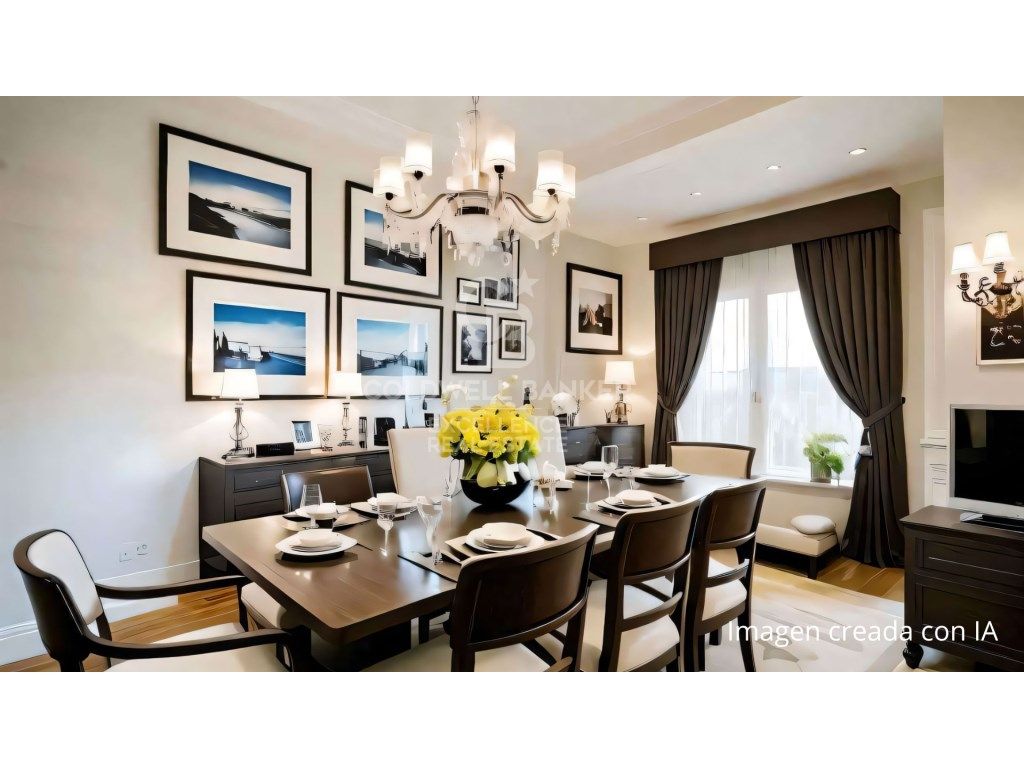 Dining room of Flat for sale in  Valencia Capital  with Air Conditioner