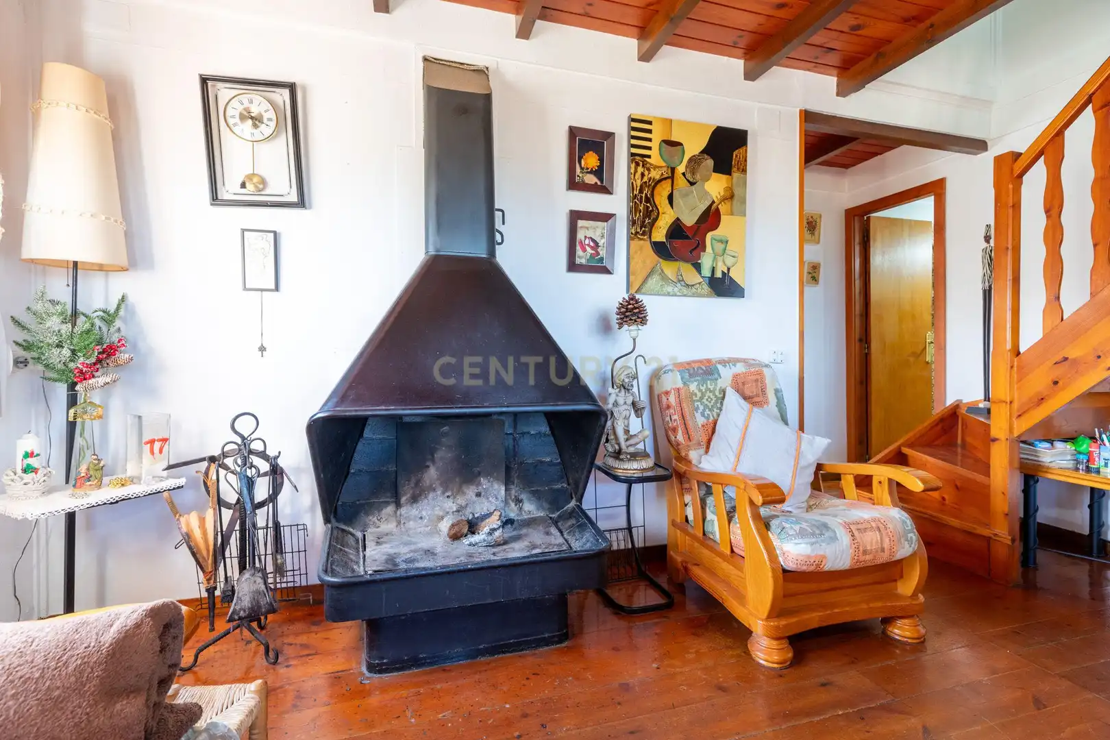 Sala d'estar de Casa o xalet en venda en Fogars de la Selva amb Jardí privat