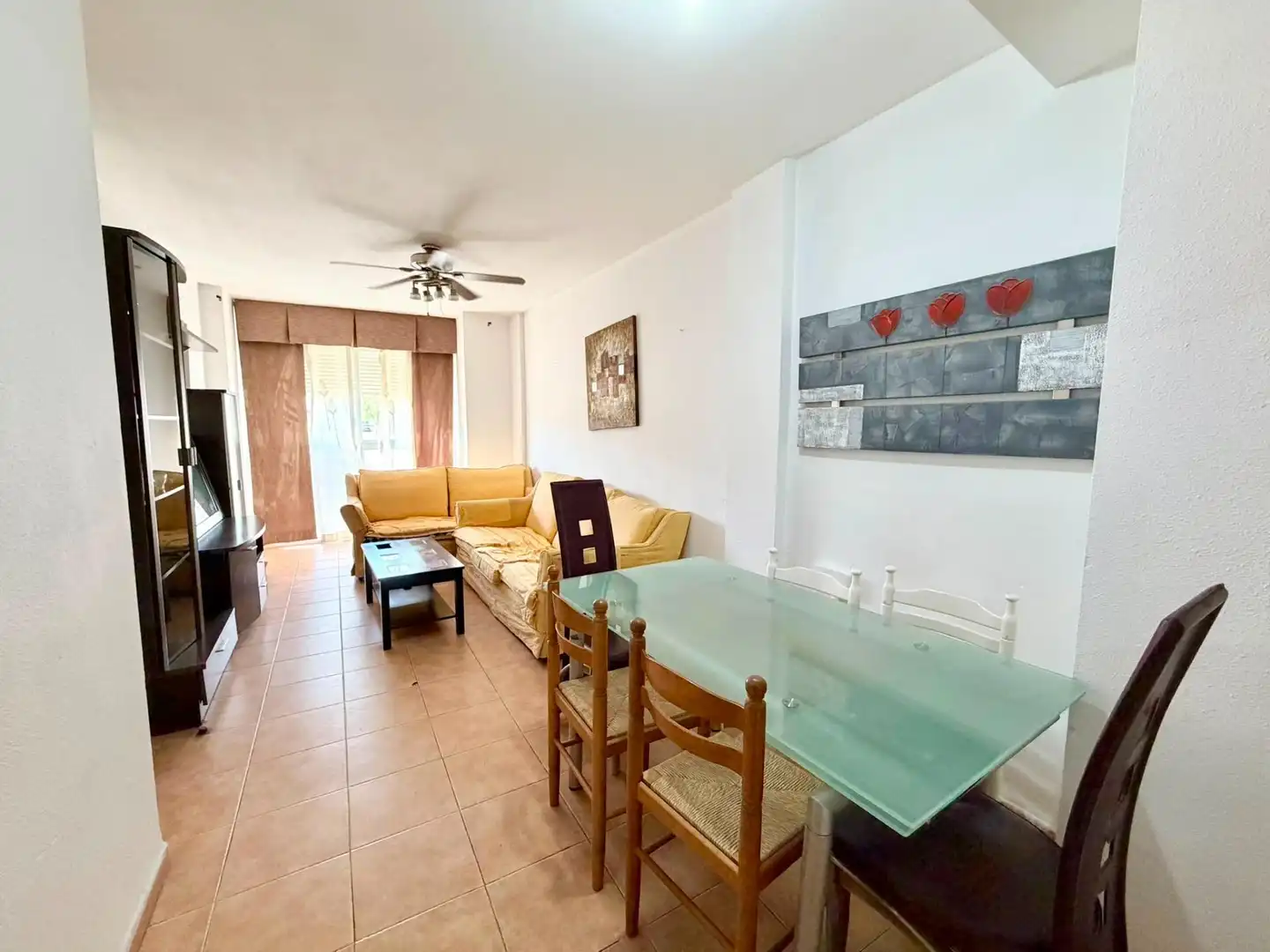 Sala de estar de Piso en venta en Roquetas de Mar