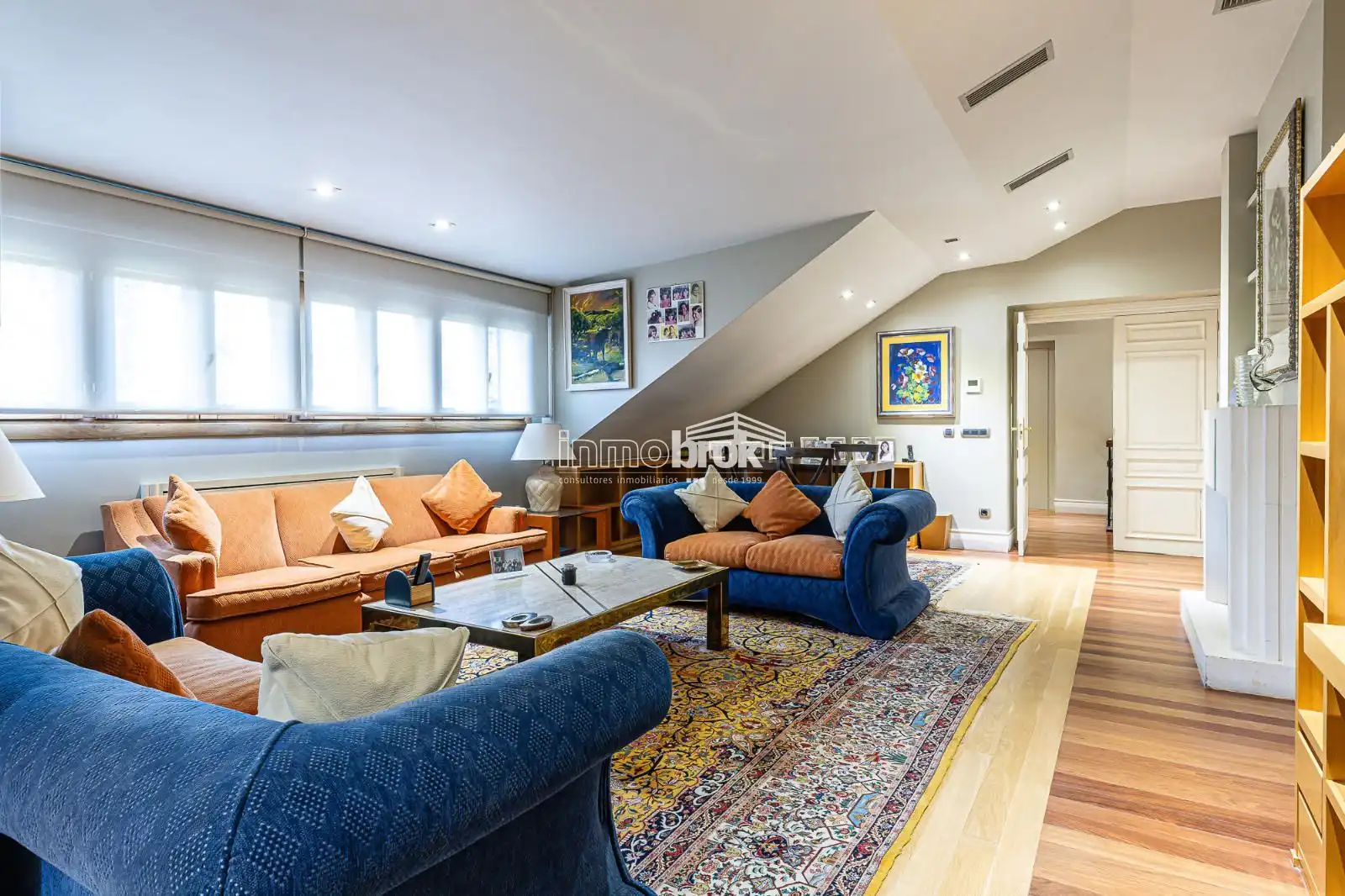 Sala de estar de Casa o chalet en venta en Madrid con Aire acondicionado, Calefacción y Terraza