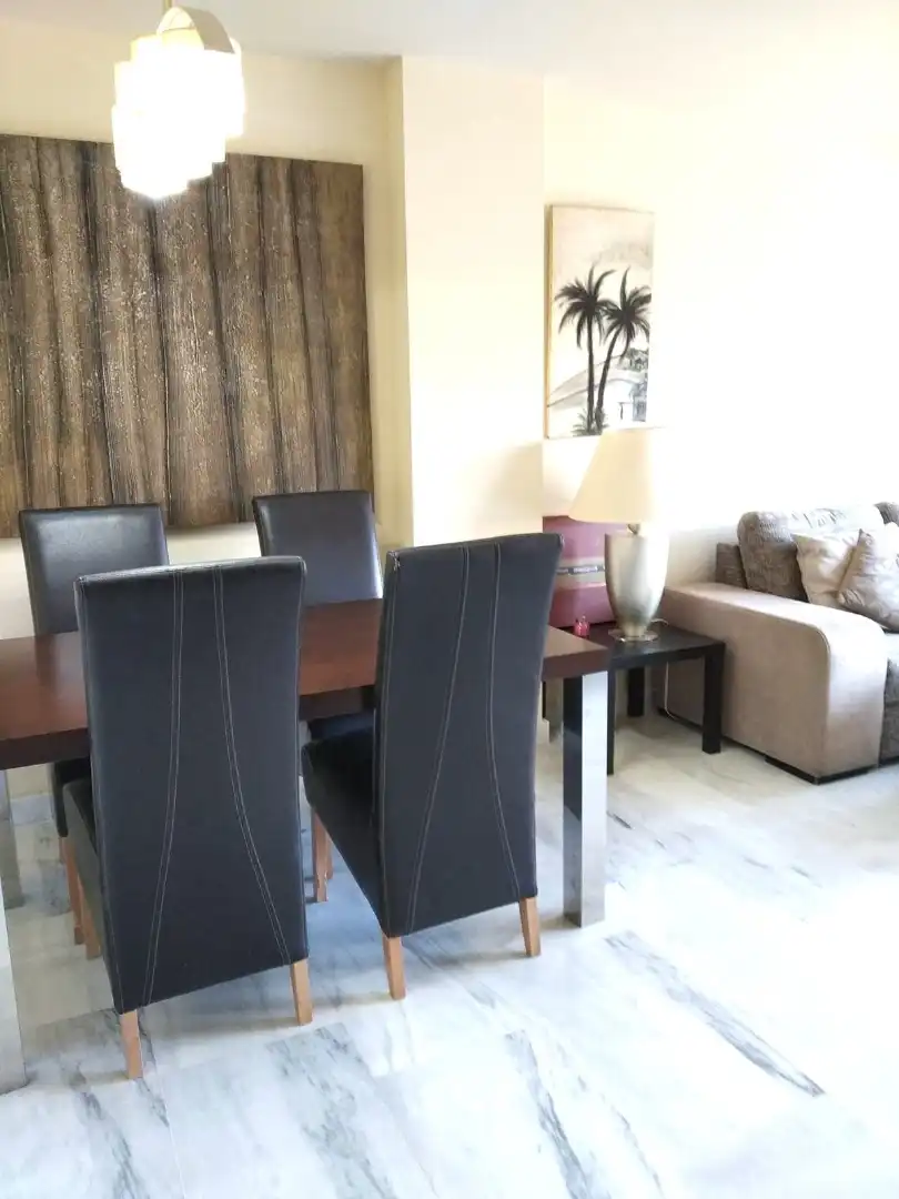 Dining room of Flat for sale in Benahavís  with Air Conditioner, Storage room and Furnished