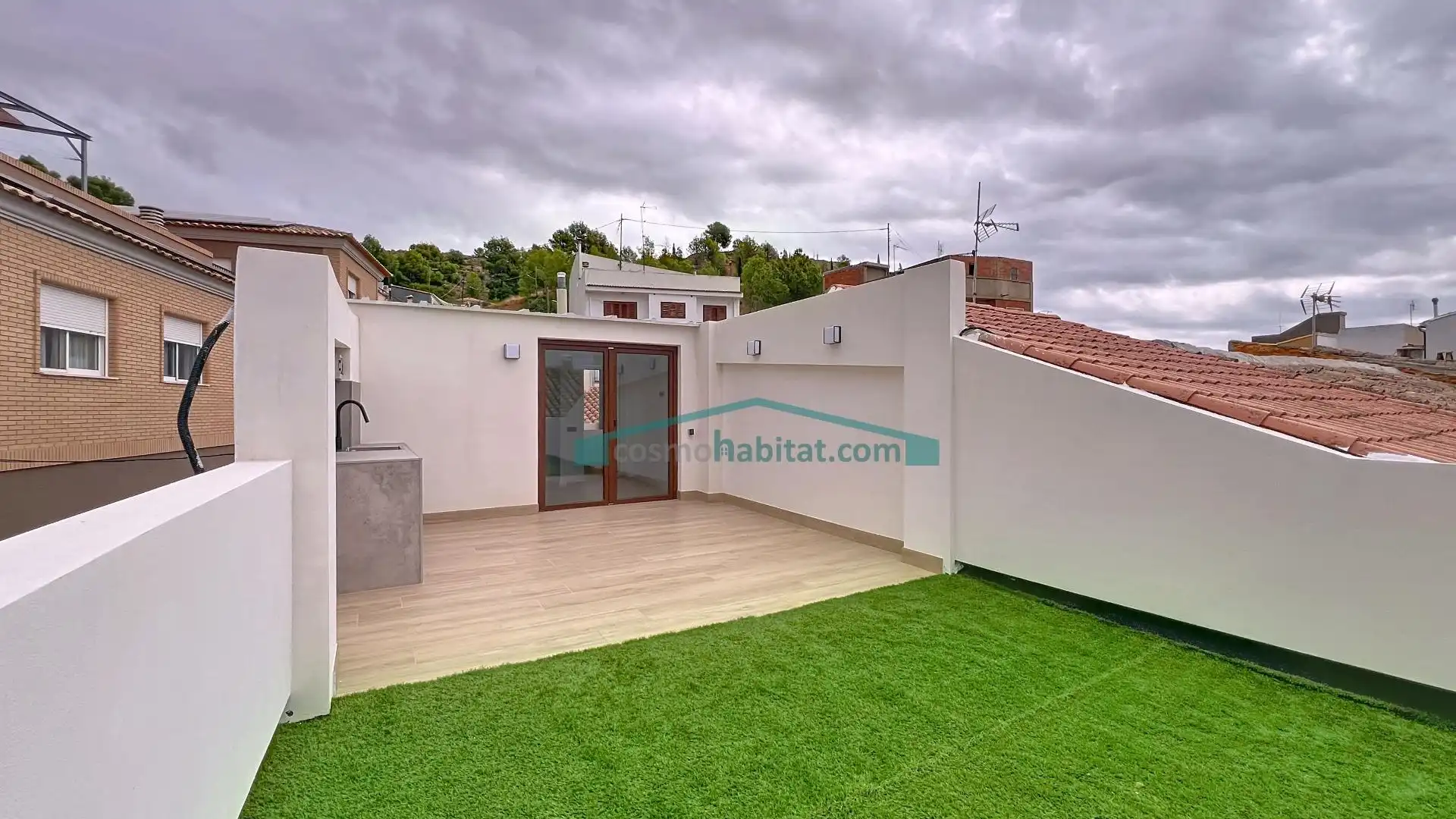 Terraza de Casa adosada en venta en Pedralba con Aire acondicionado y Terraza