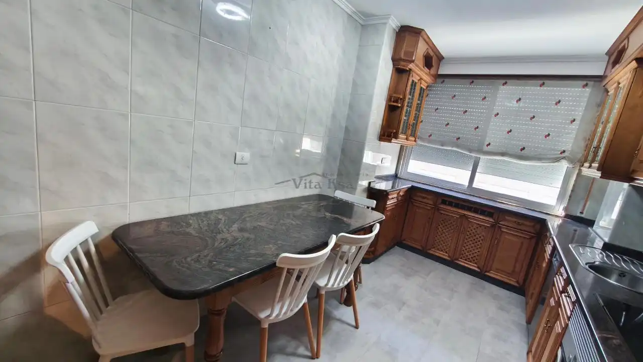 Kitchen of Flat for rent in Ourense Capital   with Heating, Parquet flooring and Storage room