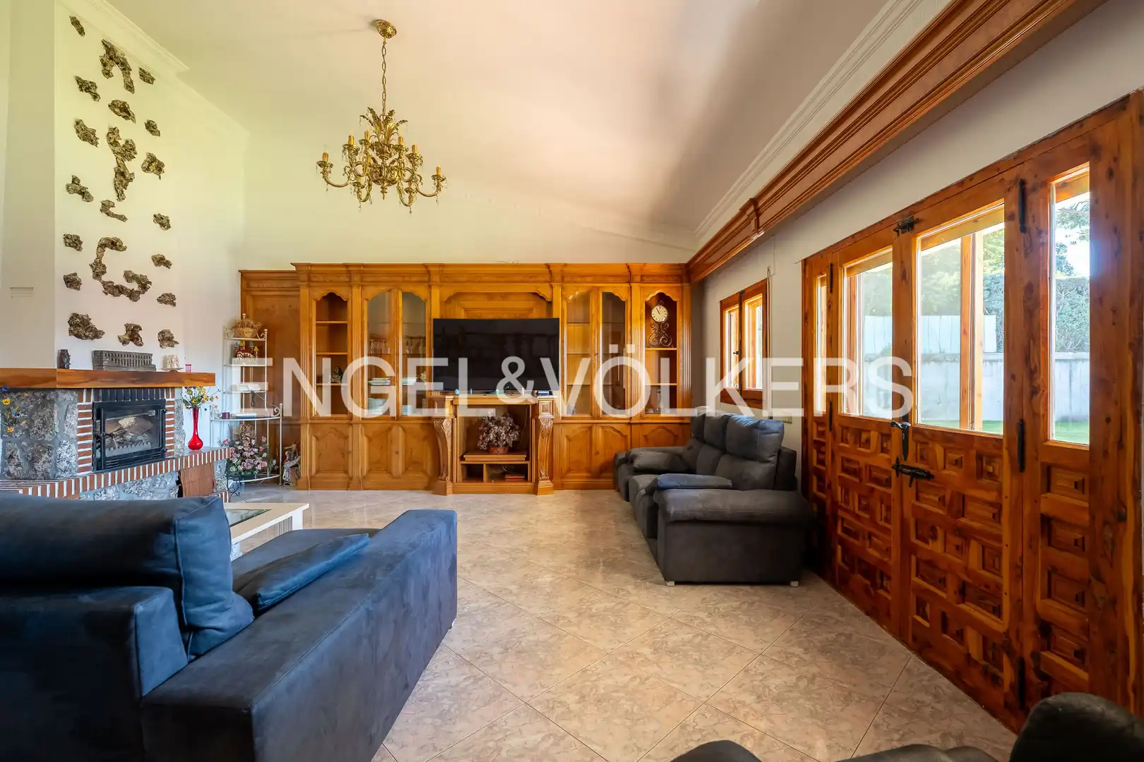 Living room of Houses for sale in Tres Cantos  with Heating, Private garden and Terrace
