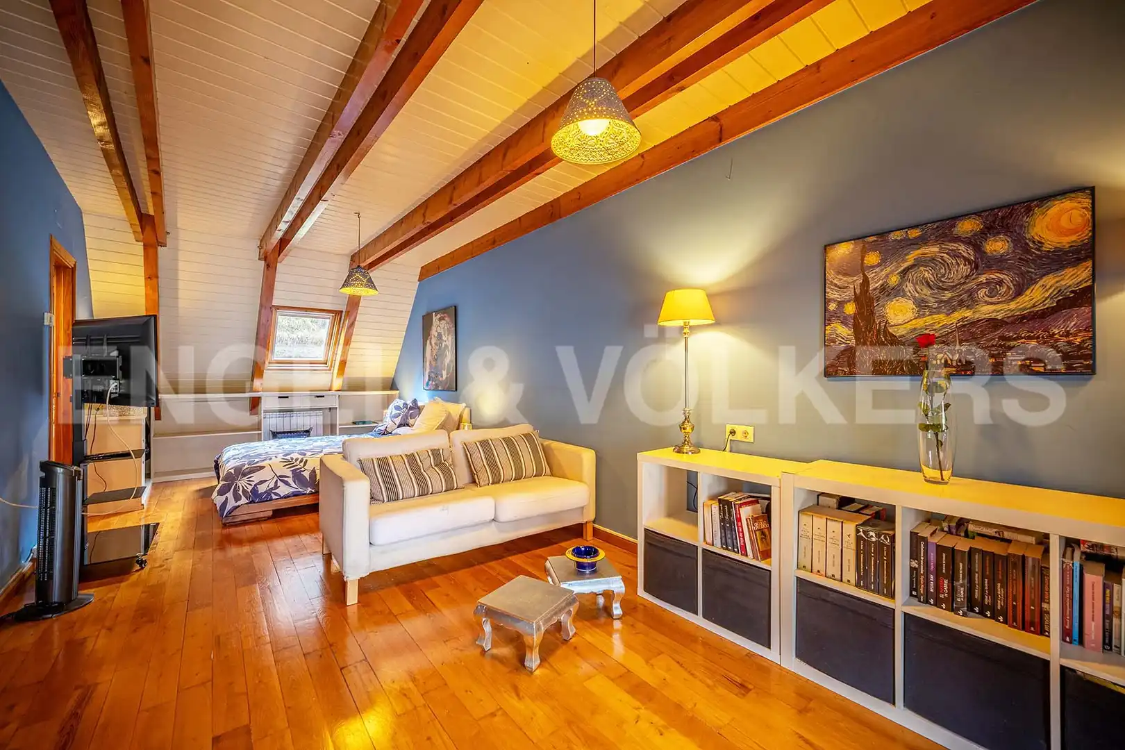 Sala d'estar de Casa adosada en venda en Bossòst amb Calefacció, Parquet i Terrassa