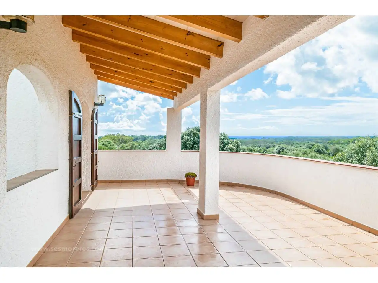 Terraza de Finca rústica en venta en Ferreries con Aire acondicionado, Jardín privado y Terraza