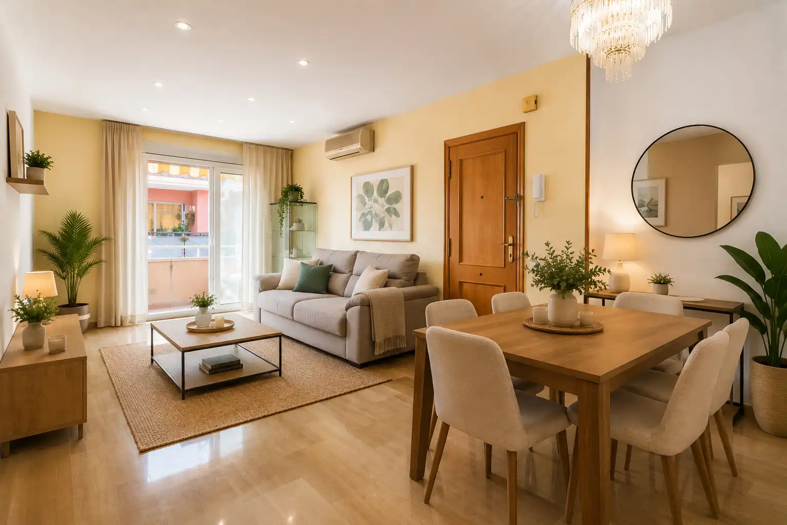Living room of Attic for sale in Cubelles  with Air Conditioner, Heating and Terrace