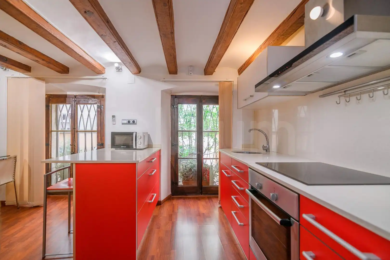 Cocina de Piso en venta en Barcelona con Aire acondicionado y Parquet