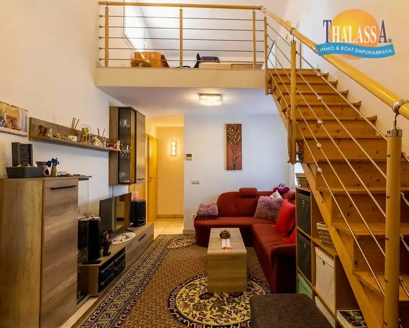 Living room of Houses for sale in Empuriabrava  with Air Conditioner and Furnished