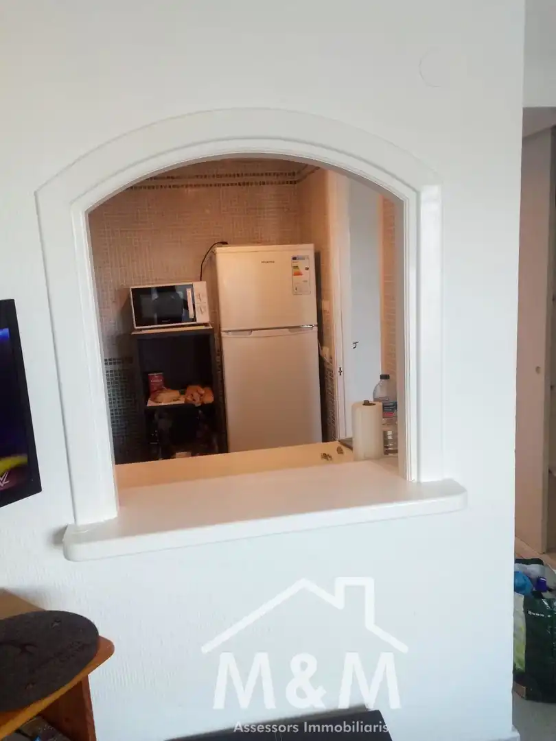 Cocina de Apartamento en venta en Sant Josep de sa Talaia con Terraza y Piscina comunitaria