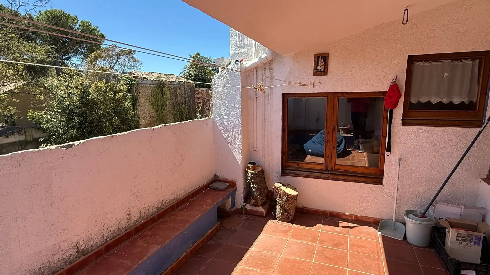 Terrasse von Wohnung zum Verkauf in Castellterçol mit Heizung, Terrasse und Abstellraum
