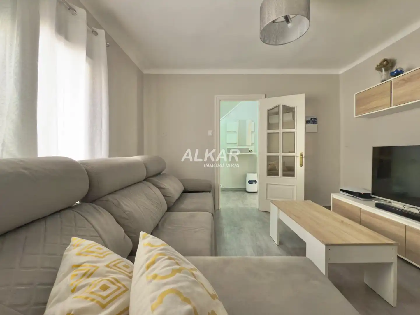 Sala de estar de Casa o chalet en venta en Tudela con Aire acondicionado, Calefacción y Parquet
