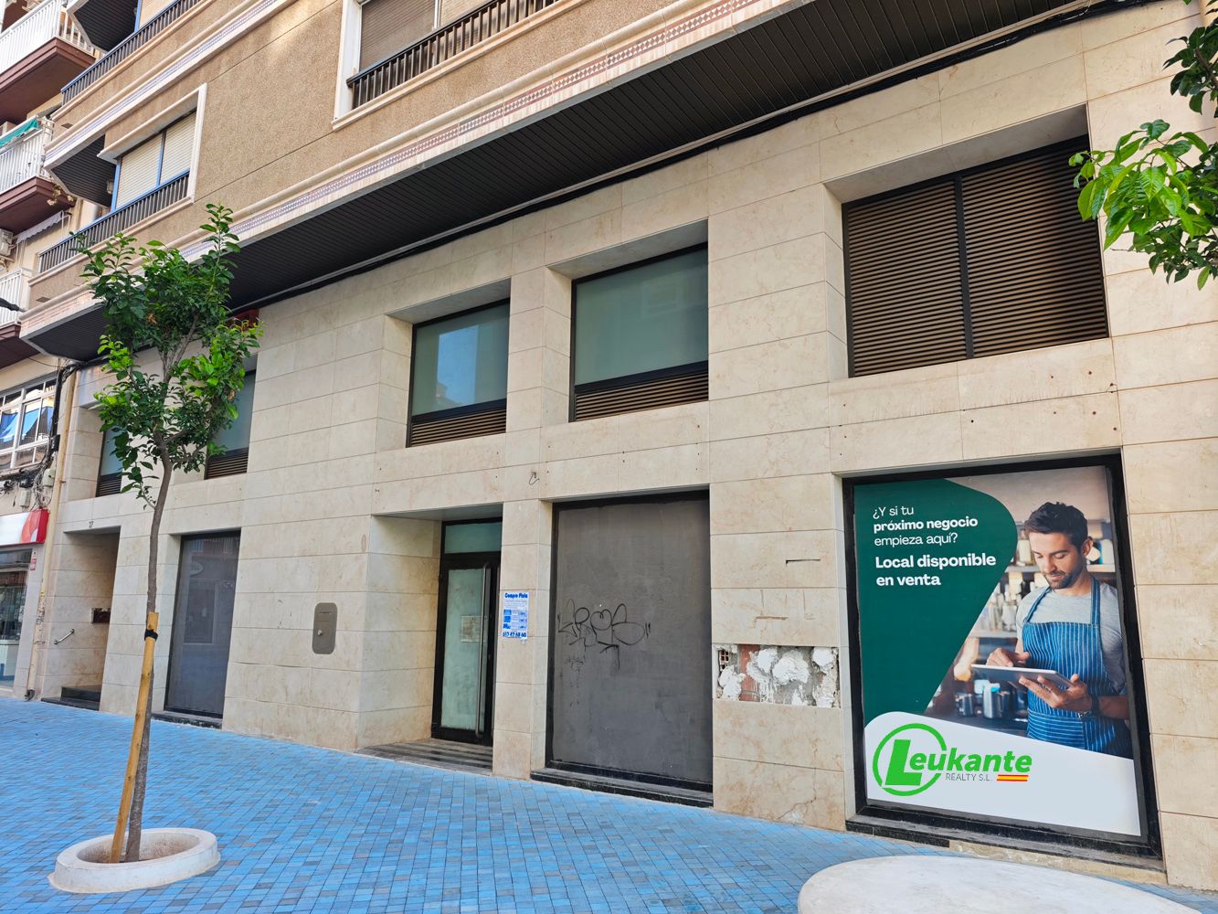 Außenansicht von Geschaftsraum zum verkauf in Santa Pola mit Klimaanlage und Internet