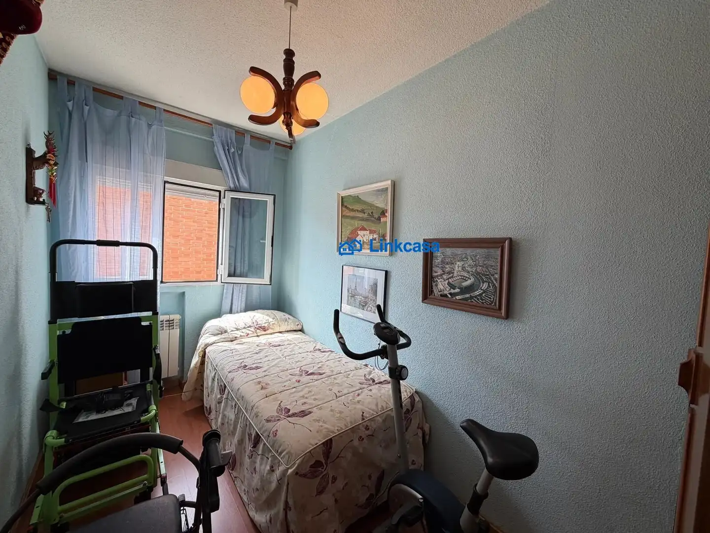 Bedroom of Flat for sale in Madrid  with Heating, Private garden and Terrace