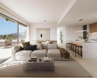 Sala d'estar de Apartament en venda en Mijas amb Aire condicionat, Terrassa i Traster