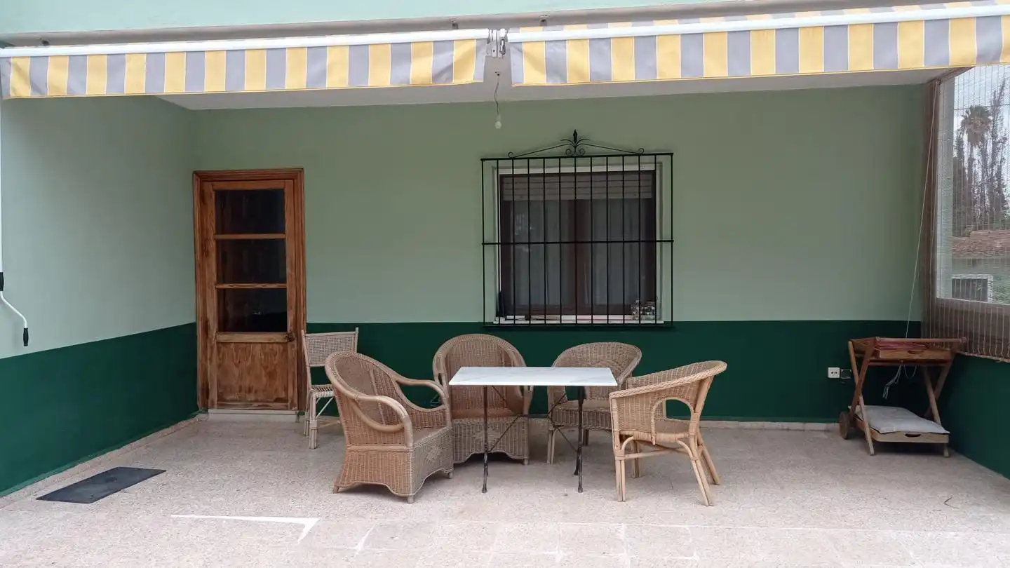 Terrassa de Finca rústica en venda en Elche / Elx amb Jardí privat, Terrassa i Piscina