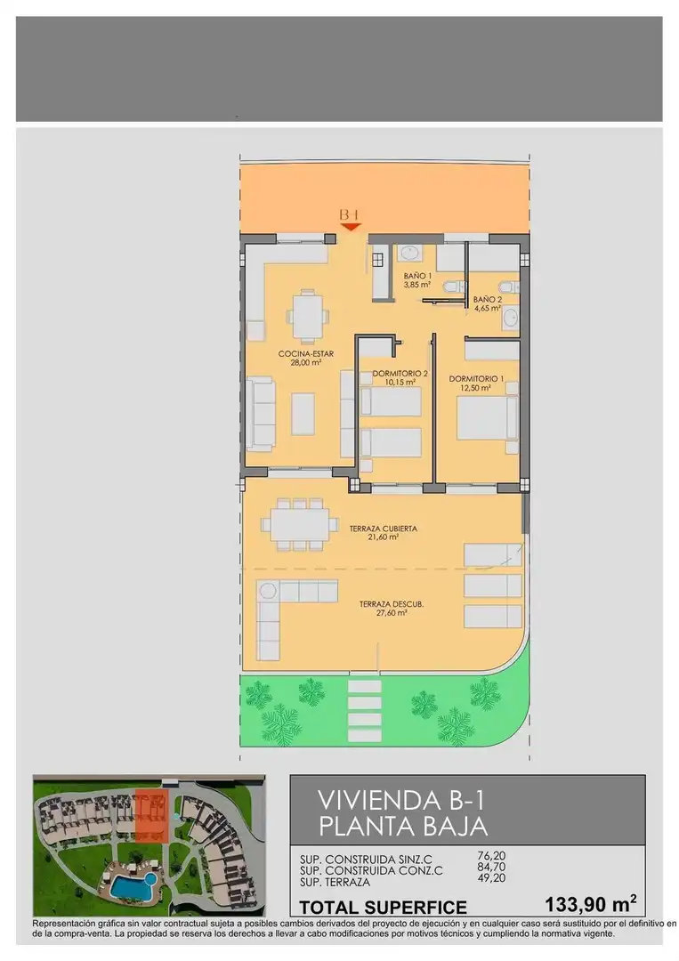 Appartement compact avec terrasse à vendre à Las Lomas de Rame - Bahía Bella, imagen 37