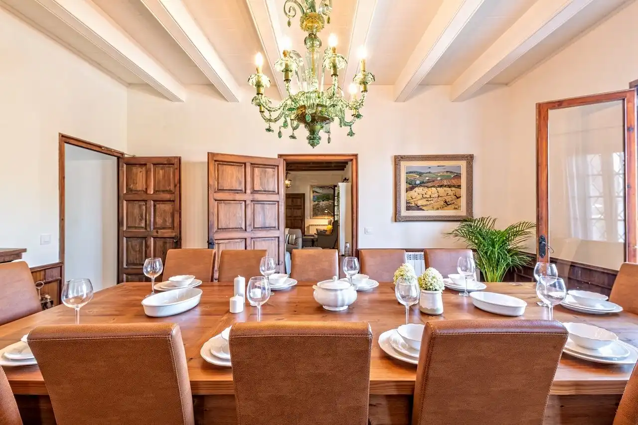 Dining room of Houses for sale in Palafrugell  with Heating, Terrace and Swimming Pool
