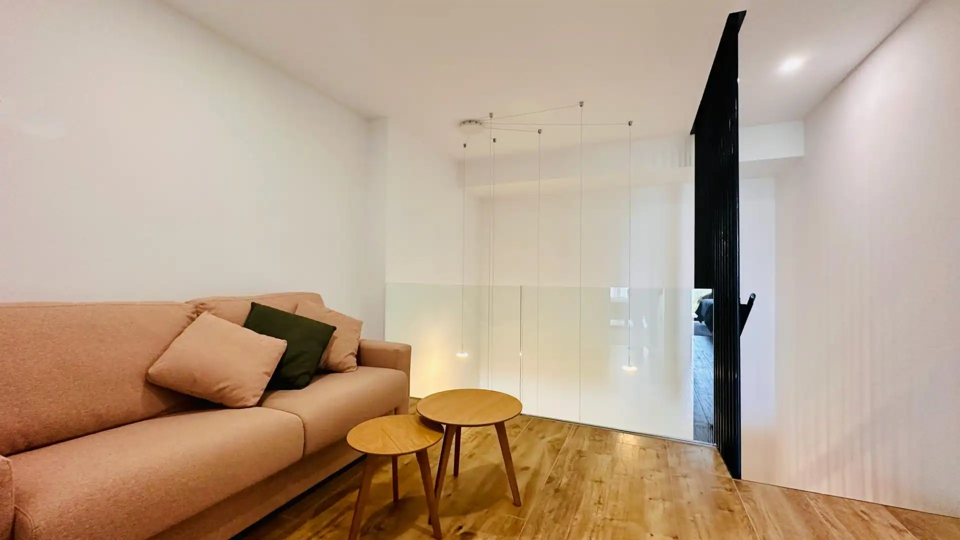 Sala d'estar de Dúplex de lloguer en Villajoyosa / La Vila Joiosa amb Aire condicionat, Calefacció i Jardí privat