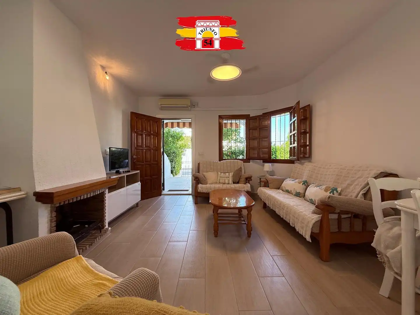 Sala de estar de Planta baja en venta en Pilar de la Horadada con Aire acondicionado, Jardín privado y Terraza