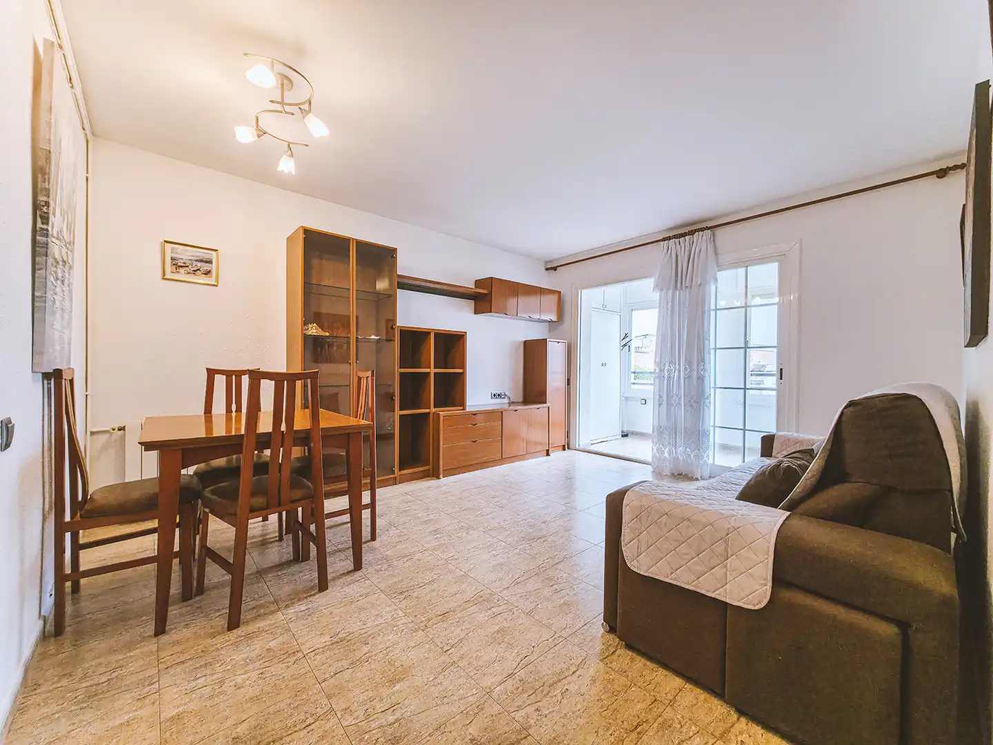 Living room of Flat for rent in Sant Pol de Mar  with Heating, Furnished and Oven