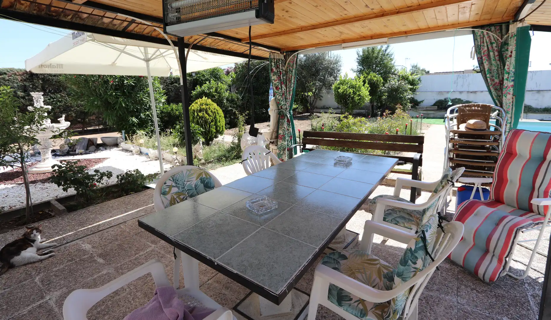 Terraza de Casa o chalet en venta en Santa Cruz del Retamar con Calefacción, Jardín privado y Terraza