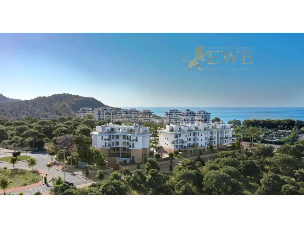 Vista exterior de Apartamento en venta en Villajoyosa / La Vila Joiosa con Aire acondicionado, Jardín privado y Piscina