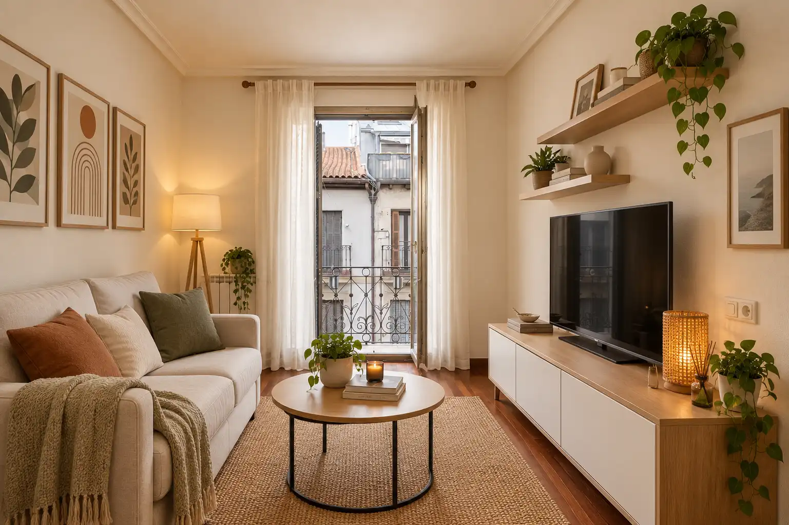 Sala de estar de Piso en venta en Donostia - San Sebastián  con Calefacción y Balcón