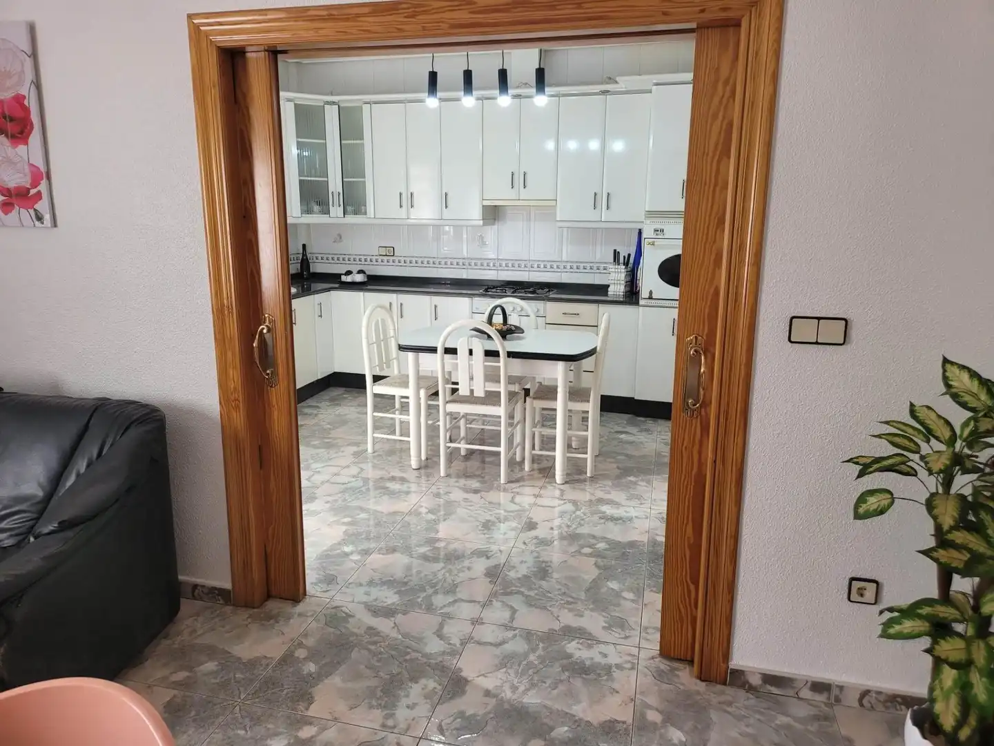 Kitchen of Flat for sale in Murcia  with Air Conditioner, Private garden and Storage room