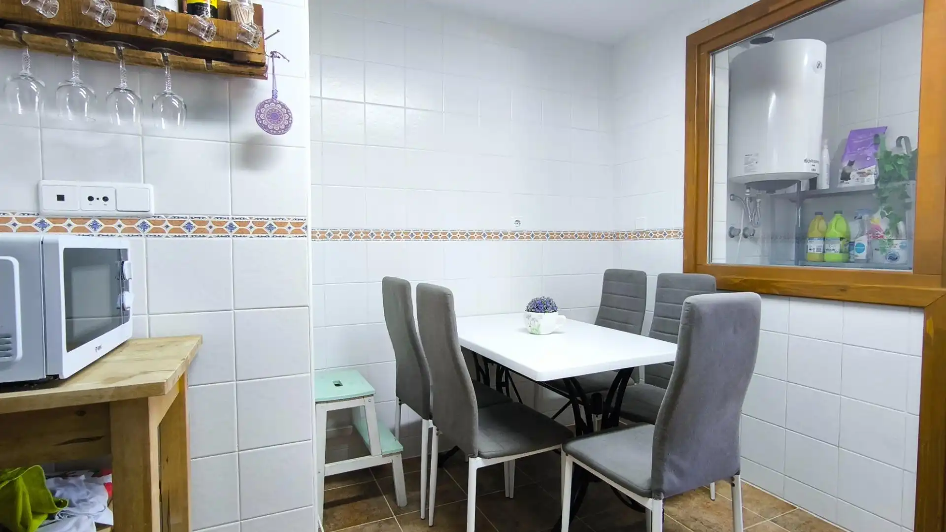 Comedor de Apartamento en venta en Ayamonte con Terraza, Amueblado y Piscina comunitaria