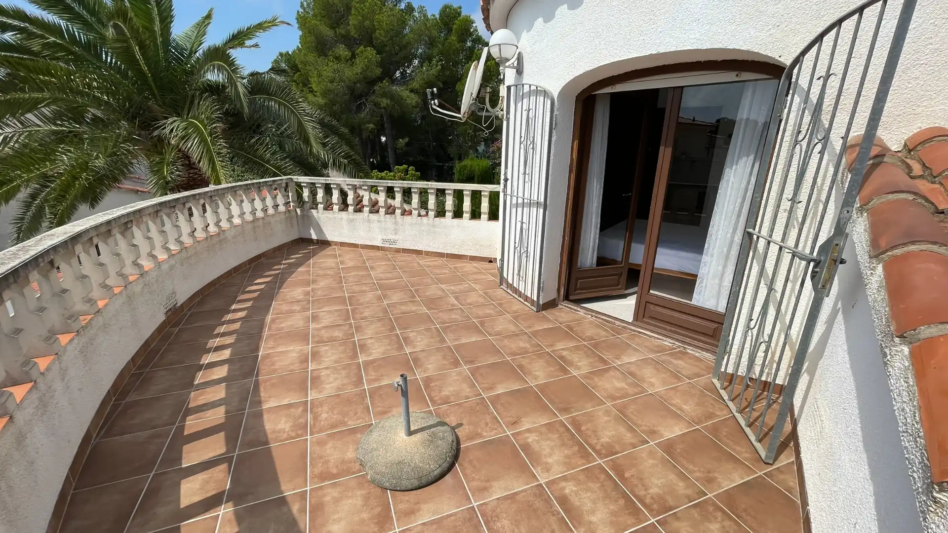 Terraza de Casa o chalet en venta en L'Ametlla de Mar  con Aire acondicionado, Jardín privado y Piscina