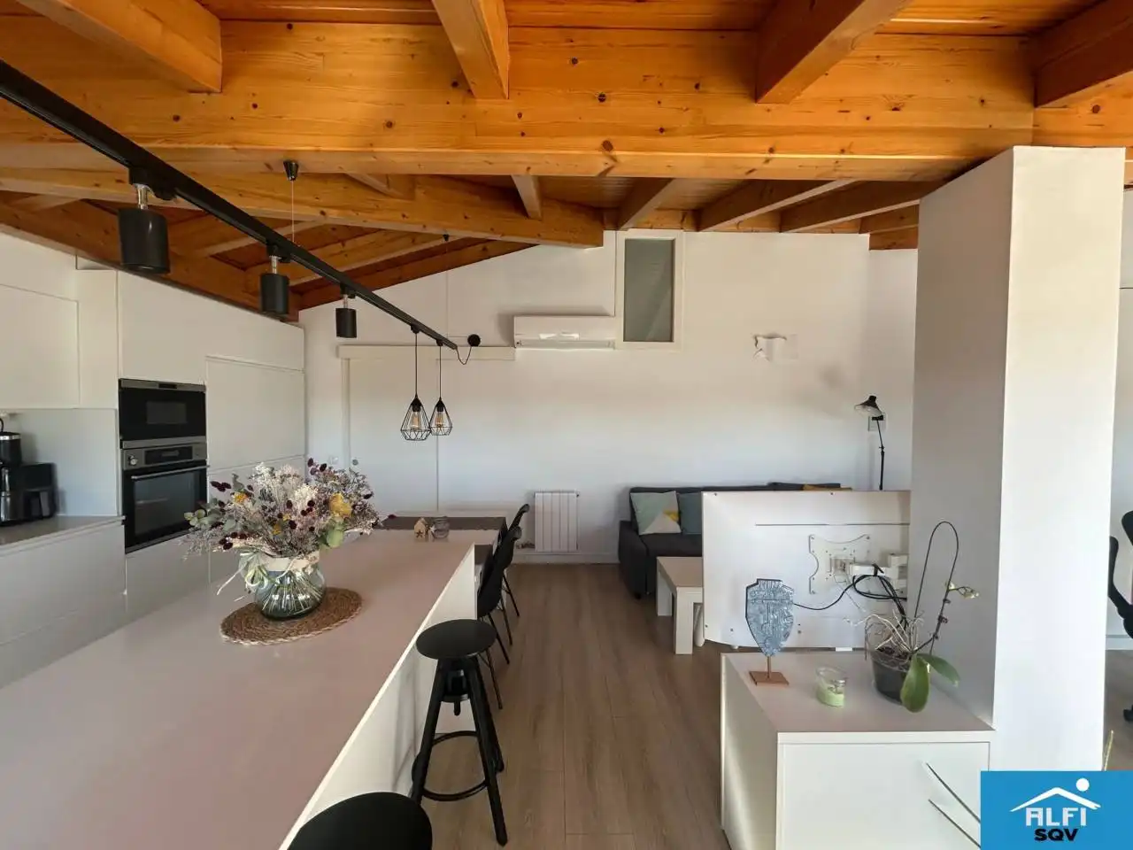 Cuina de Dúplex en venda en Sabadell amb Aire condicionat, Calefacció i Parquet