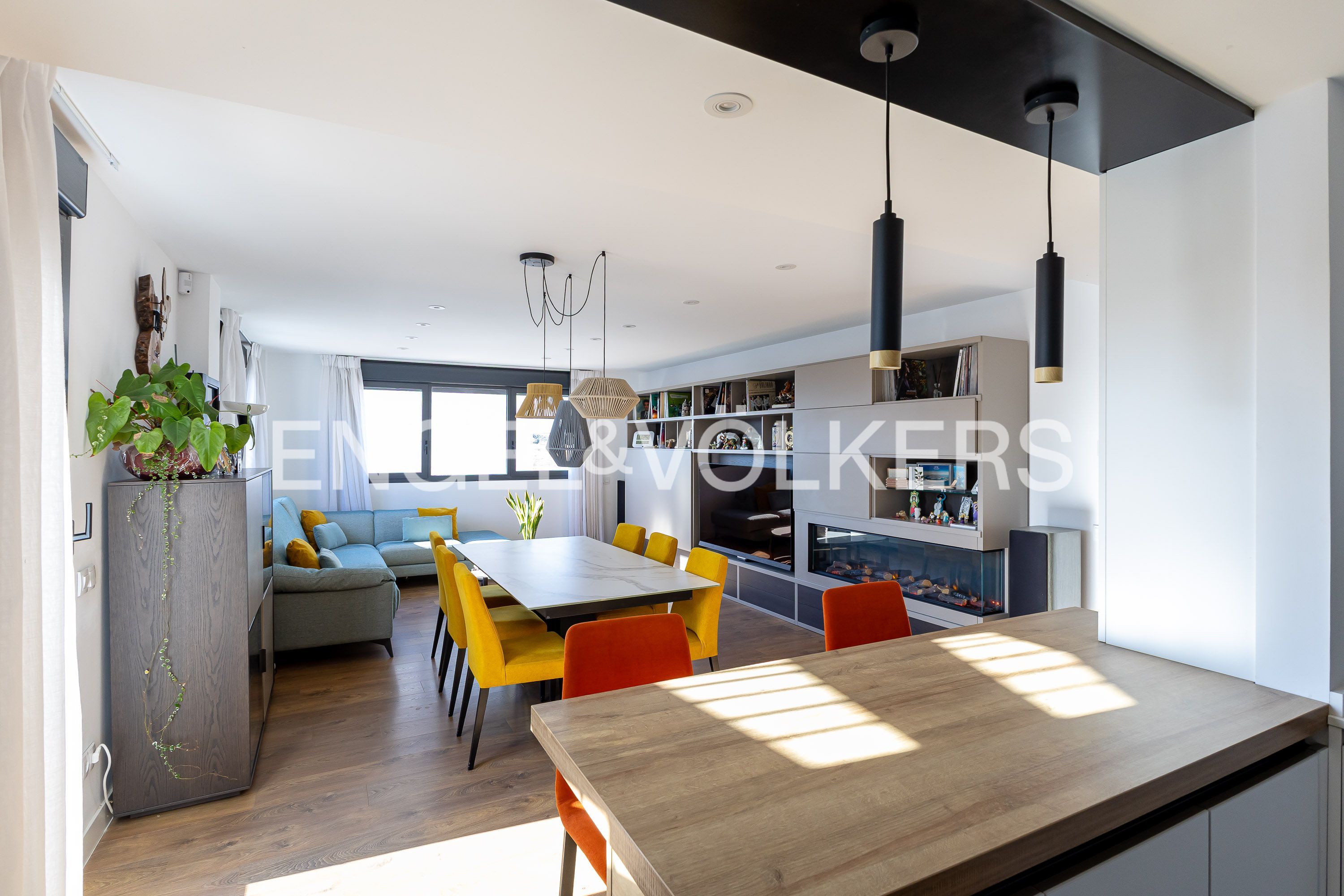 Living room of Attic for sale in  Madrid Capital  with Air Conditioner, Heating and Terrace