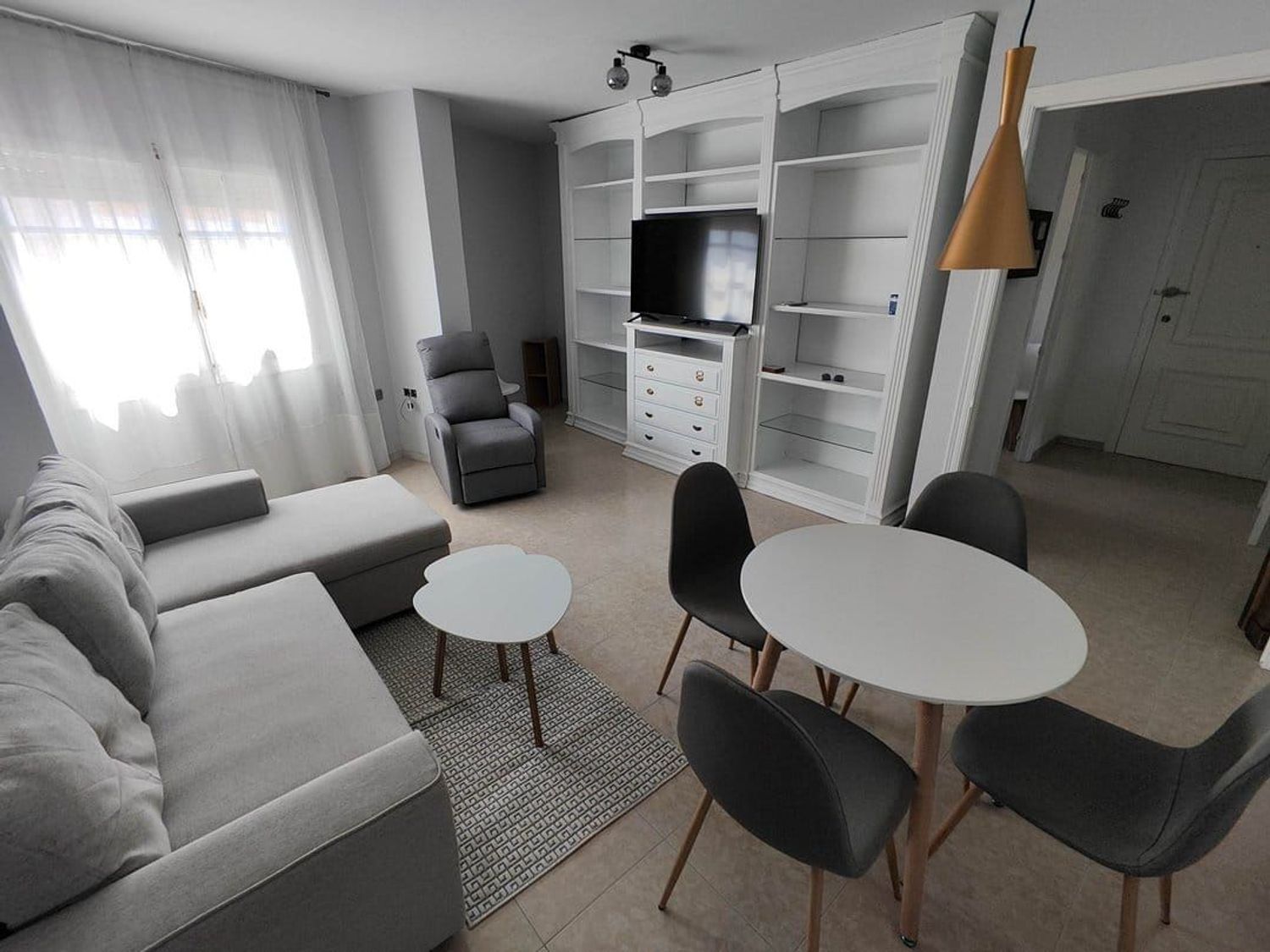 Wohnzimmer von Wohnung zum Verkauf in Garrucha mit Terrasse und Möbliert